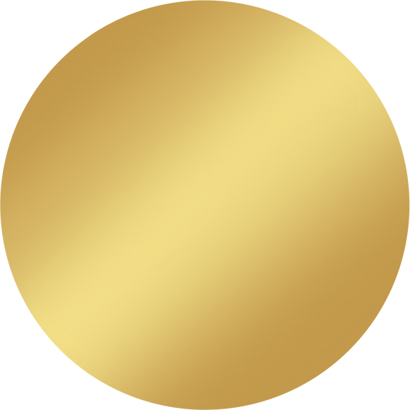 Gold Circle Shape